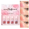 Liquid Cream Blush with Sponge Applicator Velvet Matte Blush for