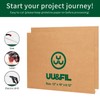 UU&FIL White Acrylic Sheets 12" x 16"x 1/8", 2 Pack