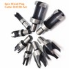 8Pcs Wood Plug Cutter Drill Bit Set, High Carbon Steel