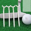 Golf Practice Plastic Material Lightweight Curved Golf Tees Accessories Compact
