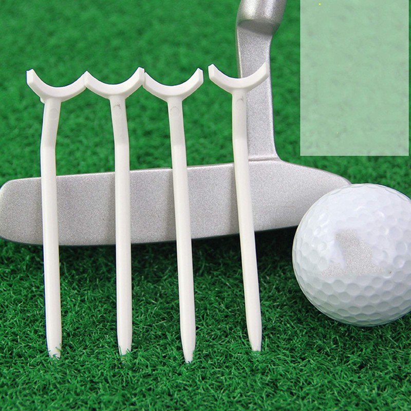 Golf Practice Plastic Material Lightweight Curved Golf Tees Accessories Compact