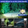 Esgofo Flashlights High Lumens 10000 Rechargeable, Super Bright Handheld LED