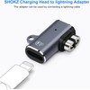 Lightning Charger Adapter for leizhan Shokz Headphones (2 Pack) Magnetic