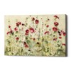 Epic Graffiti Hollyhocks Row Cool Giclee Canvas Wall Art, 12"