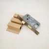 Infinity Decor CE Approved 2.5” Antique Brass 3 Lever Mortice