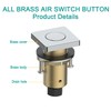 KANARY Square Garbage Disposal Air Switch Kit, Sink Top Air
