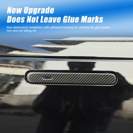 HIRUFAIT Exterior Door Handle Cover Trim Compatible with Land Rover Range Rover Sport/Vogue 2023 2024 Accessories, ABS Car Outside Door Handle Protective Cover 4Pcs (Carbon Fiber Pattern)