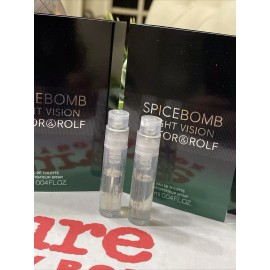 VICTOR 2 VICTOR & ROLF SPICEBOMB Night Vision EDT Toilette SAMPLE 0.04oz /1.2mL Spray C