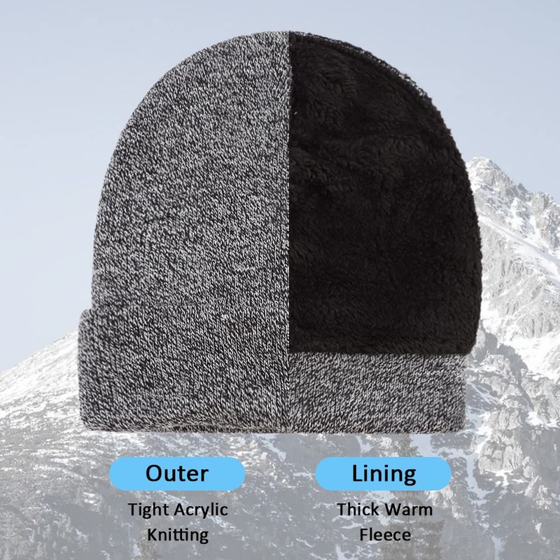 Set de Bufanda, Gorro y Guantes Invierno Unisex para Hombre