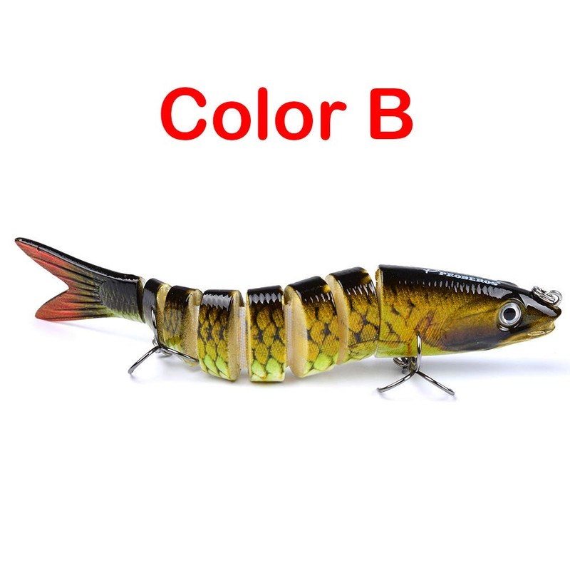 CHSEEO 1PC Multi-jointed Fishing Lure Hard Bait Fishing Hooks Multi-segments