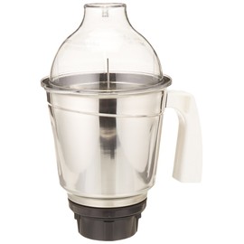 Preethi 1.5L Stainless Steel Large Jar for Eco Twin, Eco Plus, Nitro and Blue Leaf, 1.5-Liter