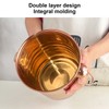 Wine Bucket 201 Stainless Steel Integral Molding Double Layer Design
