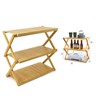 Folding Storage Rack, Powerful Load Bearing Large Storage Space Multi