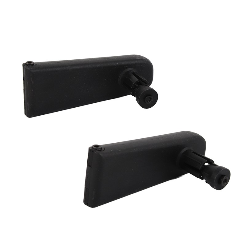 1 Pair Bike Rearview Mirror Plastic Handle Foldable 360 Degree