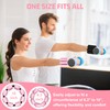 Wrist Ankle Weights for Women, Adjustable Weight(1LB~1.1LB Each) with Spare