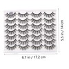 Natural False Eyelashes Handmade Polished Strip Lashes for Daily Makeup