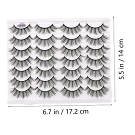 Natural False Eyelashes Handmade Polished Strip Lashes for Daily Makeup Comfortable Eye Catching Cosmetic Accessories