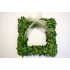 Preserved Boxwood Square Wreath 8 in. by Tradingsmith