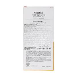Vaseline - Protector Solar Facial FPS +50 adicionado con Vaseline Jelly (Uso diario), En Crema