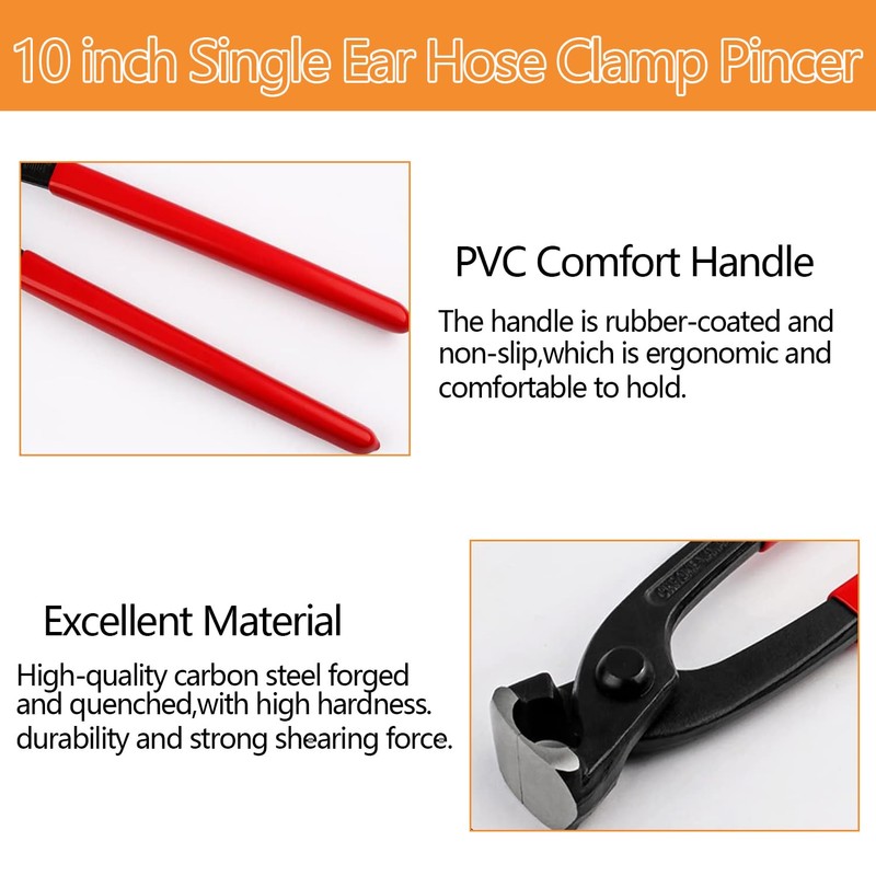 150pcs 12-Sizes 304 Stainless Steel Single-Ear Hose Clamp kit with