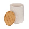 WENKO Maya Storage Tin Made of High-Quality White Ceramic with