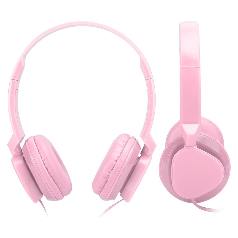 Wired Headphones Over Ear Headsets Stereo Sound Earphone with Mic