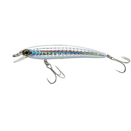 Yo-Zuri F1163-HSR Pins Minnow Floating Diver Lure, Holographic Silver Minnow, 90mm 3-1/2"