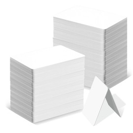 100 Pack - ZSZ Blank PVC Cards With Enhanced Ink Receptive Coating, CR80 30 Mil Plastic Cards for Inkjet Printers