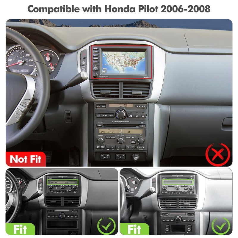 10.1 Inch IPS Touchscreen Android 13 Car Stereo for Honda