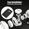 4 Pack 3 Point Auger Cutting Edge Replacement Blades with