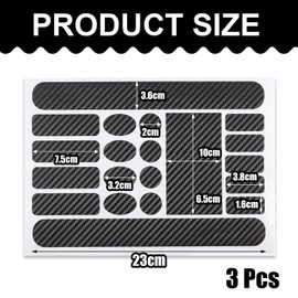 QZKJQDD 3 Sheets Bike Frame Protection Tape Sticker, Bicycle Chainstay Protector, Sticking Anti-rub And Scratch Paint Protection Film, Front Fork Bikes Decal Sticker for Mountain, Road Bikes