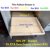 29” Wooden Pull-Out Drawer Tray – Fits 33” Kitchen Base