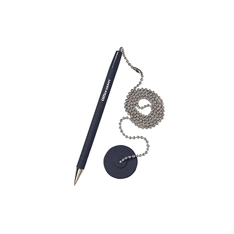 Office Depot Security Counter Pen, Medium Point, 1.0 mm, Black