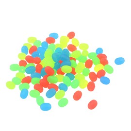 OriGlam 100pcs Colorful Fishing Beads Assortment, Soft Rubber Floating Fishing Beads, Fishing Bait Eggs Rig Bead Fishing Rig Accessories for Outdoor Fishing
