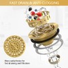 Gold Sink Drain Strainer 3-1/2 Inch Kitchen Sink Drain Assembly