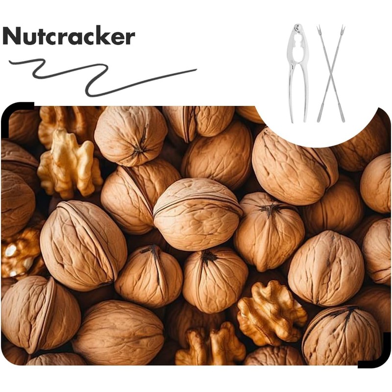 Sosoport Cascanueces De Acero Inoxidable Multifuncional Para Nueces Y Mariscos