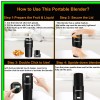 MODAIS TravelBlend Pro: Compact USB Smoothie and Shake Maker