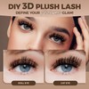 LASHVIEW Diy Eyelash Extension Kit, DIY Cluster Lashes, 10-16mm Multilayered