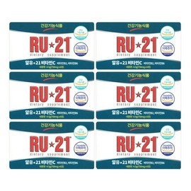 ALYU21 RU 21 Vitamin C 750mg x 6 tablets 6 boxes -DL- / 알유21 RU 21 비타민C 750mg x 6정 6박스 -DL-