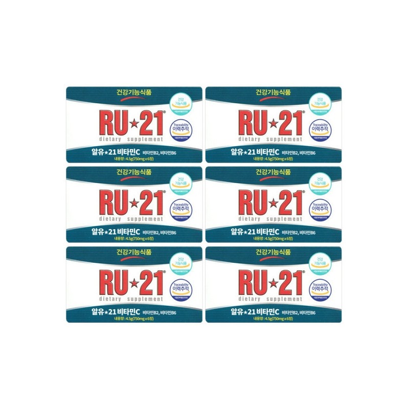 ALYU21 RU 21 Vitamin C 750mg x 6 tablets 6