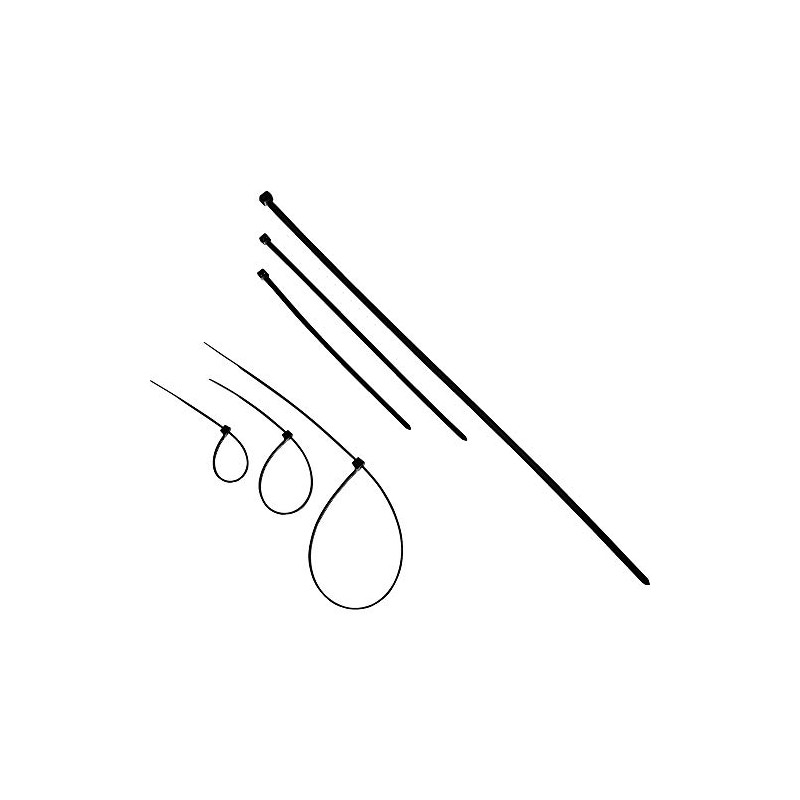 Trusco Cable Ties (Weather Resistant) Width: 0.19 x 11.8 inches