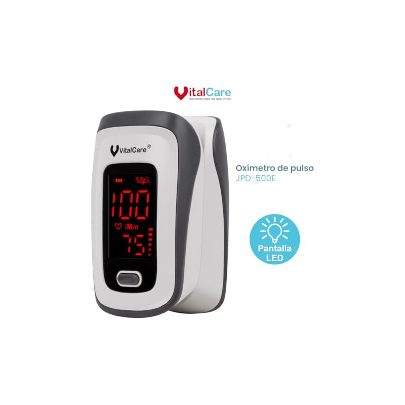 Vital Care Oxímetro de pulso YX302 Gris