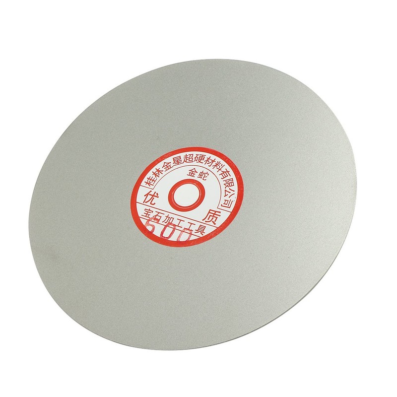 Sourcingmap 6-inch Grit 600 Diamond Coated Flat Lap Wheel Grinding