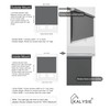 KALYSIE Custom Roller Shades 100% Blackout Blinds for Windows and