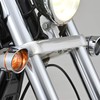 Daytona 72781 Bezel Type Turn Signal Lens Kit, Smoke Lens
