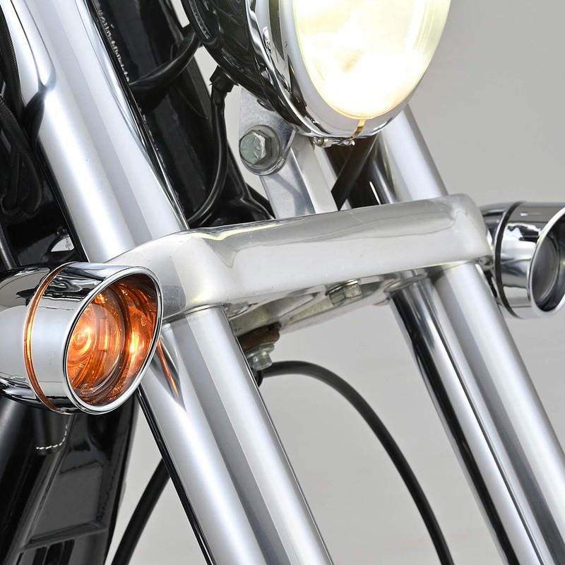 Daytona 72781 Bezel Type Turn Signal Lens Kit, Smoke Lens