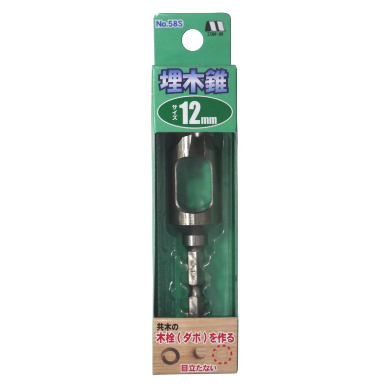 Star-M 58S-120 Hexagonal Shaft Drill Buried Cones 0.5 in (12