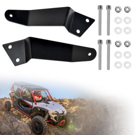 XATVXUTV LED Light Bar Brackets for Honda Pioneer 1000 2016-2025, Black Metal 54" Light Bar Mount Kit Roof Mount Compatible with Honda Pioneer 1000 2016-2025 Accessories (2PCS)