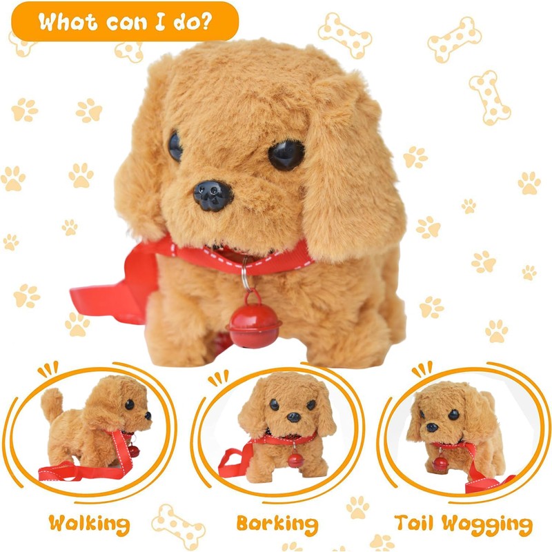 HOWADE Toy Dogs for Kids, My Realistic Robot Puppy Electronic