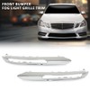 G-PLUS Front Bumper Fog Light Grille Trim Compatible with Benz